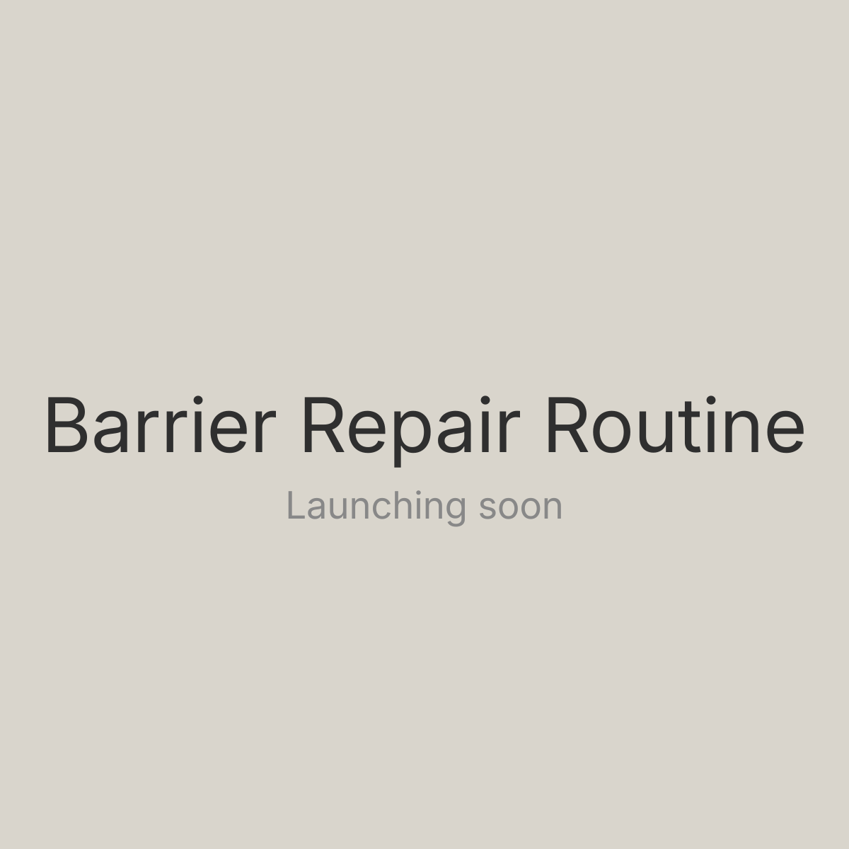 Barrier Repair Routine